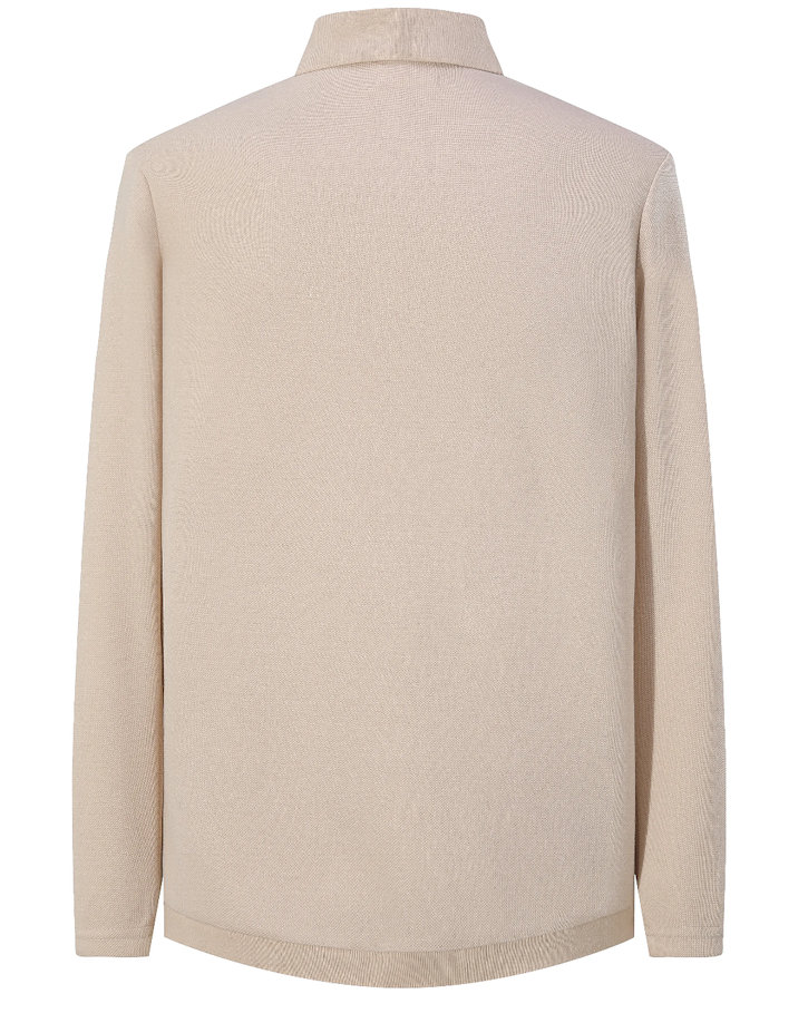 Polo Zippé Manches Longues