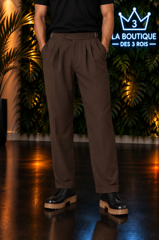 Pantalon à pince - Fermoi italien