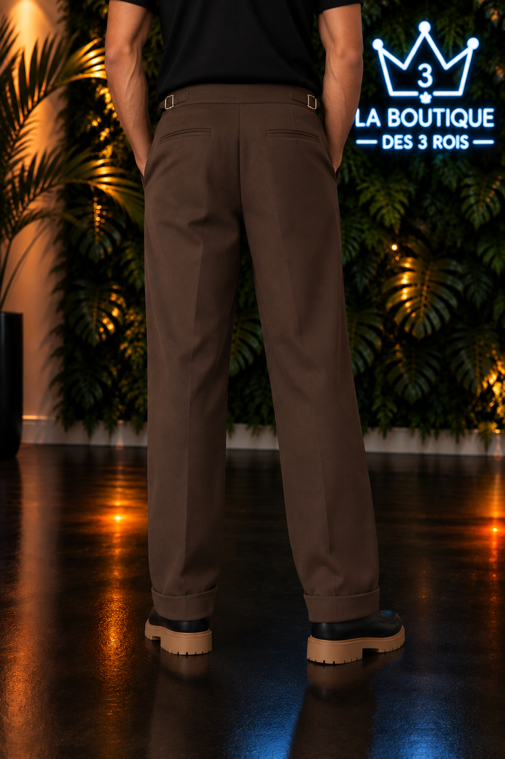 Pantalon à pince - Fermoi italien