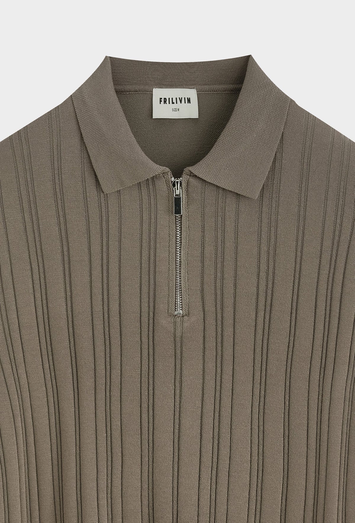 Polo Zippé Texturé
